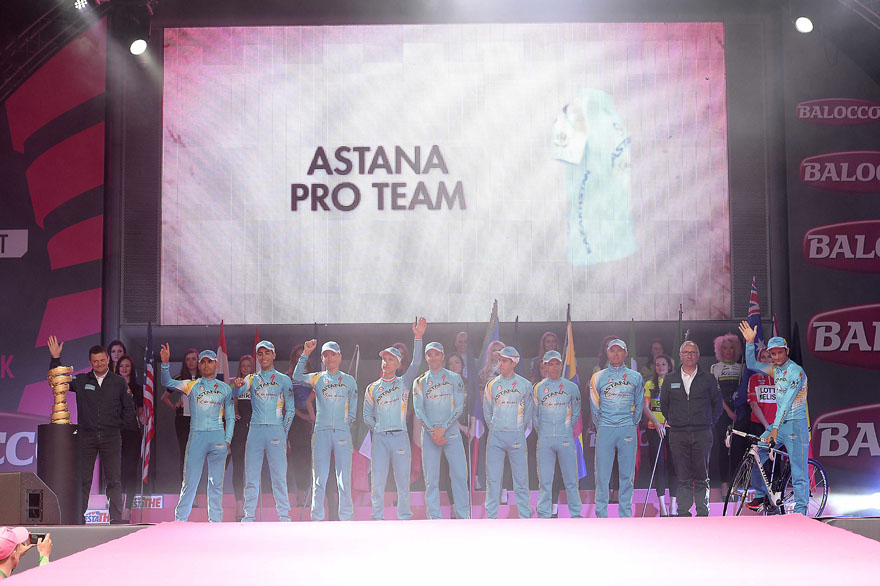 La presentazione della squadre del 97° Giro d'Italia

Le foto © Photo by La Presse/RCS Sport